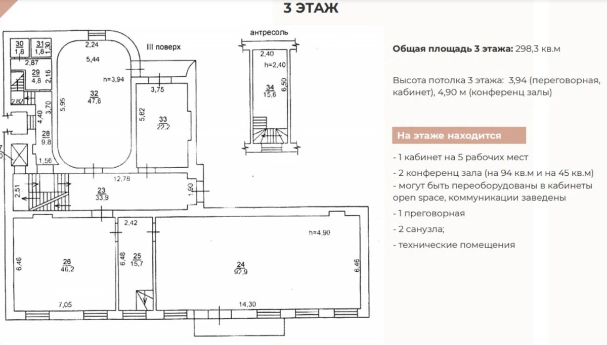 Office for sale. 978 m², 1st floor/4 floors. 14, Marazlyevskaya ul., Odesa. 
