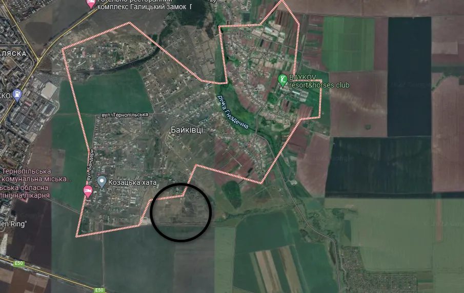Land for sale for residential construction. Hayi Khodorivski, Baykovtsy. 