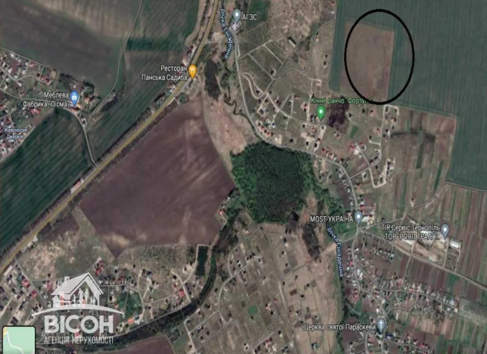 Land for sale for residential construction. Pivnichnyy, Baykovtsy. 