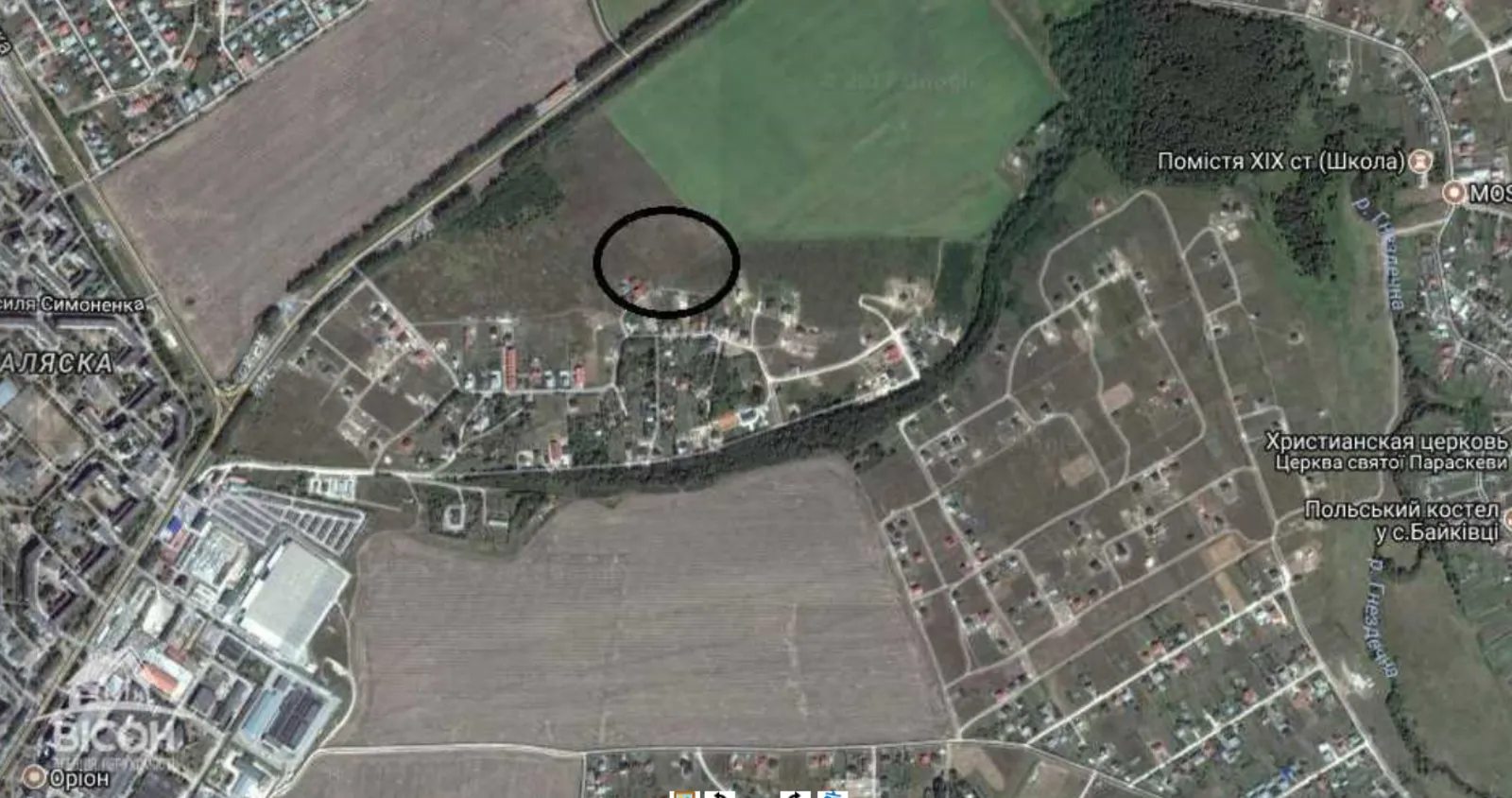 Land for sale for residential construction. Hayi Chumakovi za KP, Baykovtsy. 
