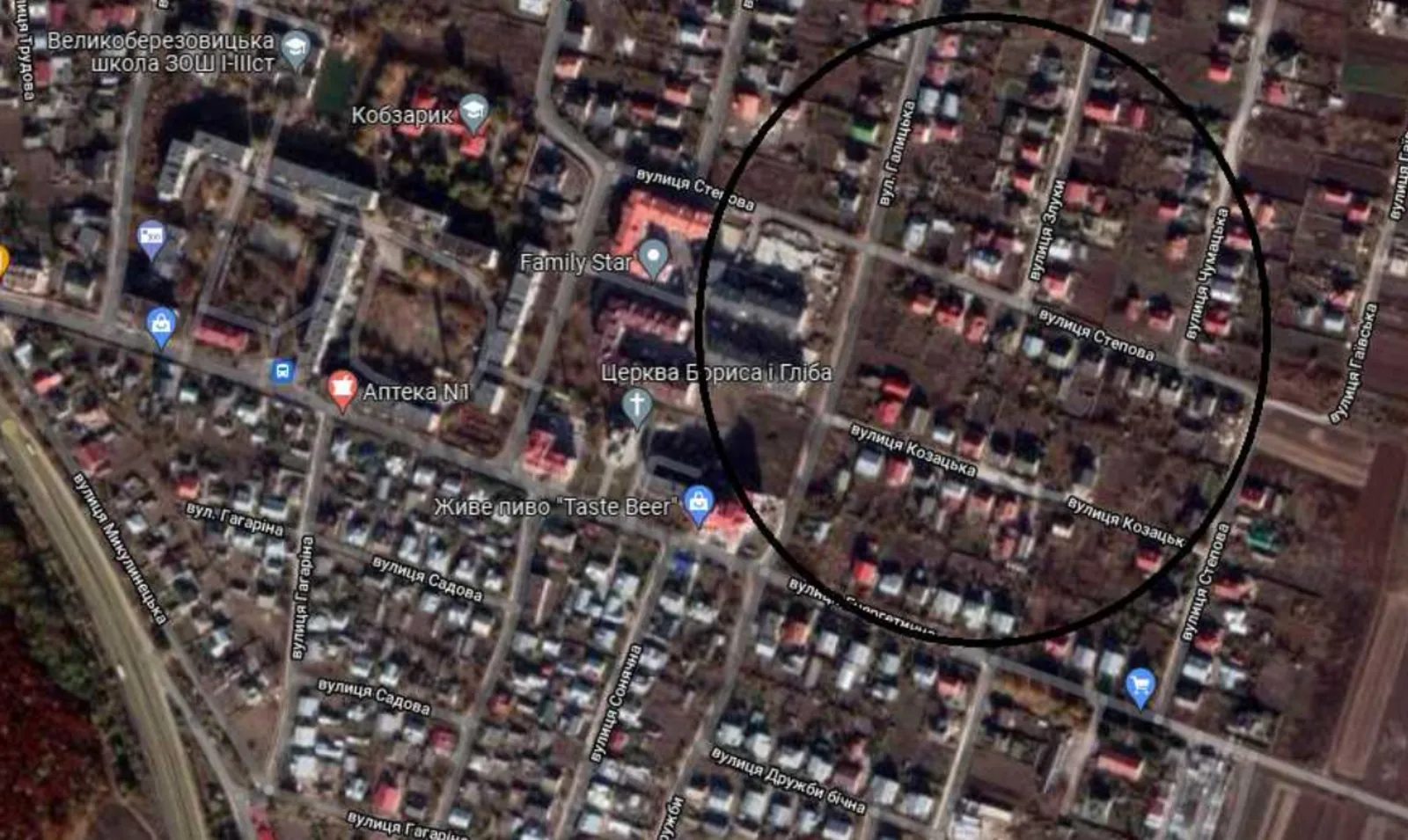 Land for sale for residential construction. Velykaya Berezovytsa. 