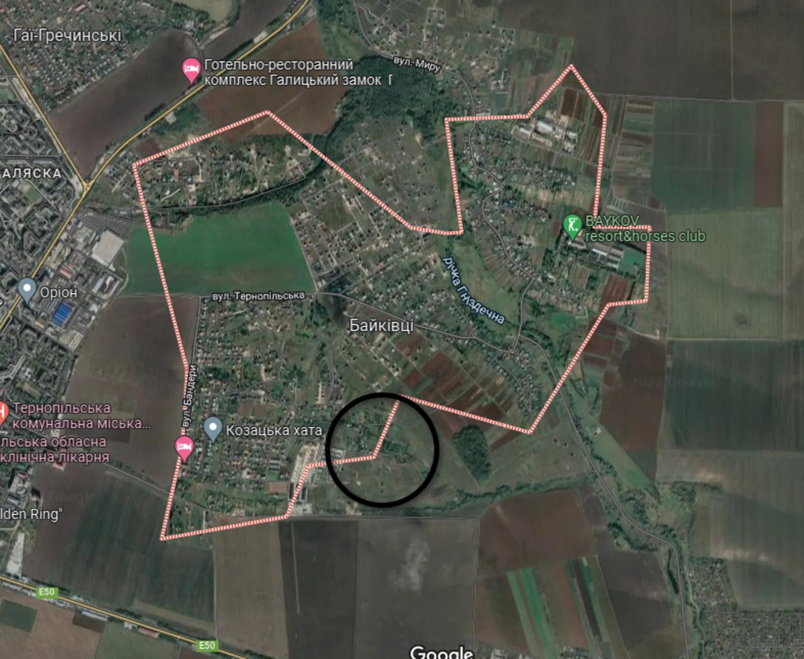 Land for sale for residential construction. Гаї Ходорівські, Baykovtsy. 