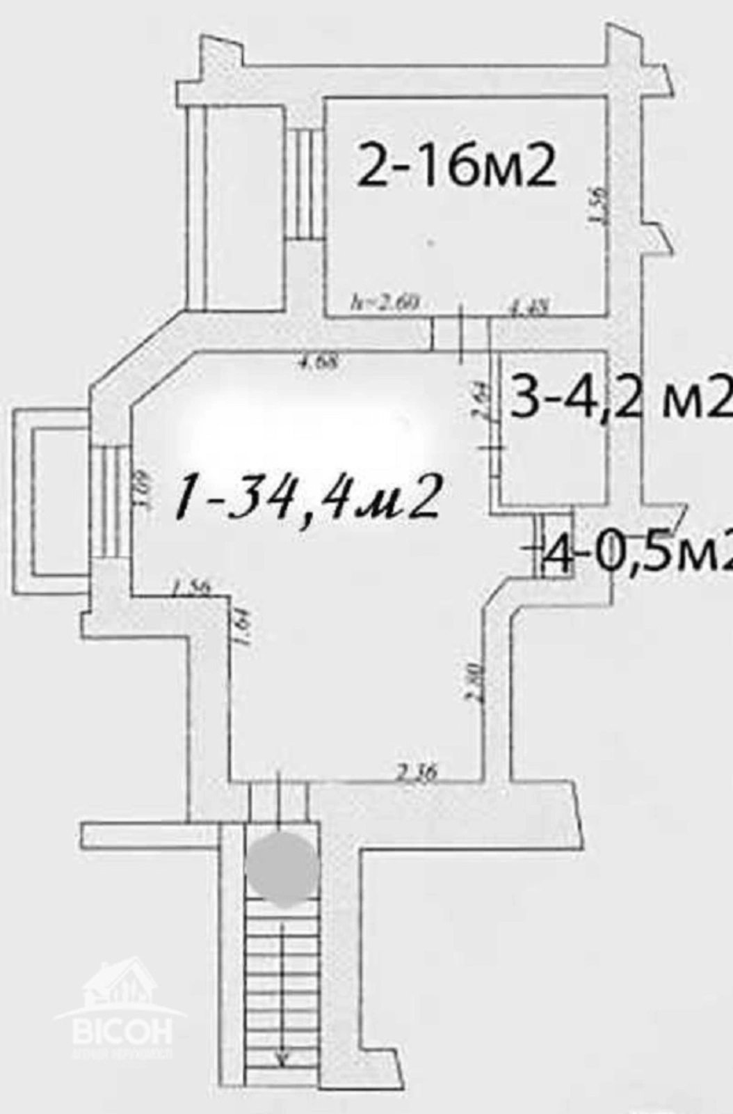 Продам нерухомість під комерцію 60 m², 1 пов./10 поверхів. Злуки пр., Тернопіль. 