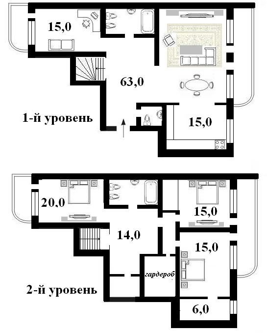Сдам квартиру. 4 rooms, 200 m², 25 floor/26 floors. 13, Ахматовой Анны 13, Киев. 