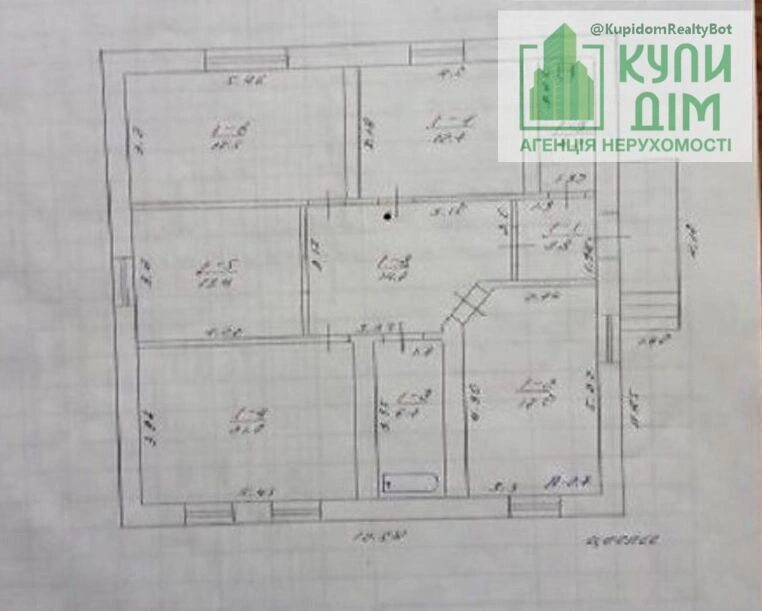 Продаж будинку 120 m², 4 поверхи. Казачий пер , Кропивницький. 