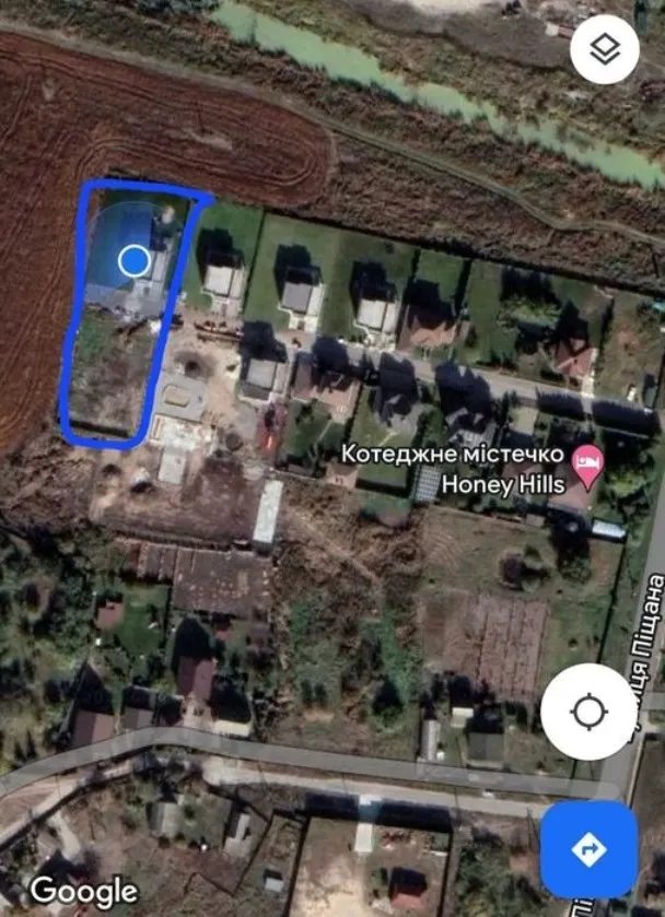 Land for sale for residential construction. Novi Bezradychi. 