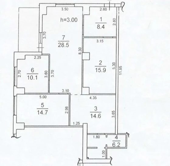 Продам офіс 100 m², 1 пов./22 поверхи. 22, Французский б-р, Одеса. 