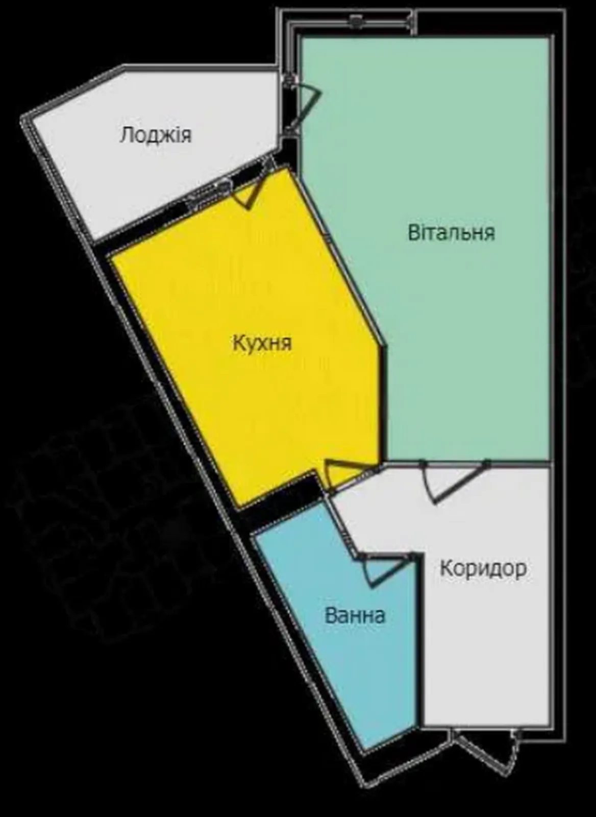 Продаж квартири 1 кімната, 36 m², 5 пов./11 поверхів. Бам, Тернопіль. 