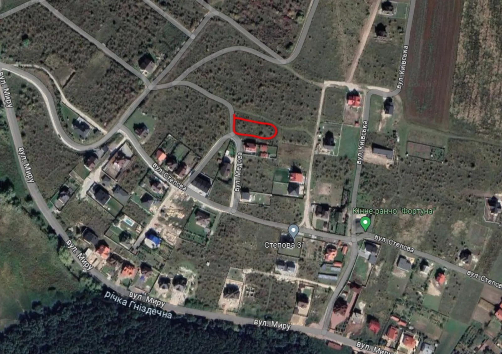 Land for sale for residential construction. Pivnichnyy, Baykovtsy. 