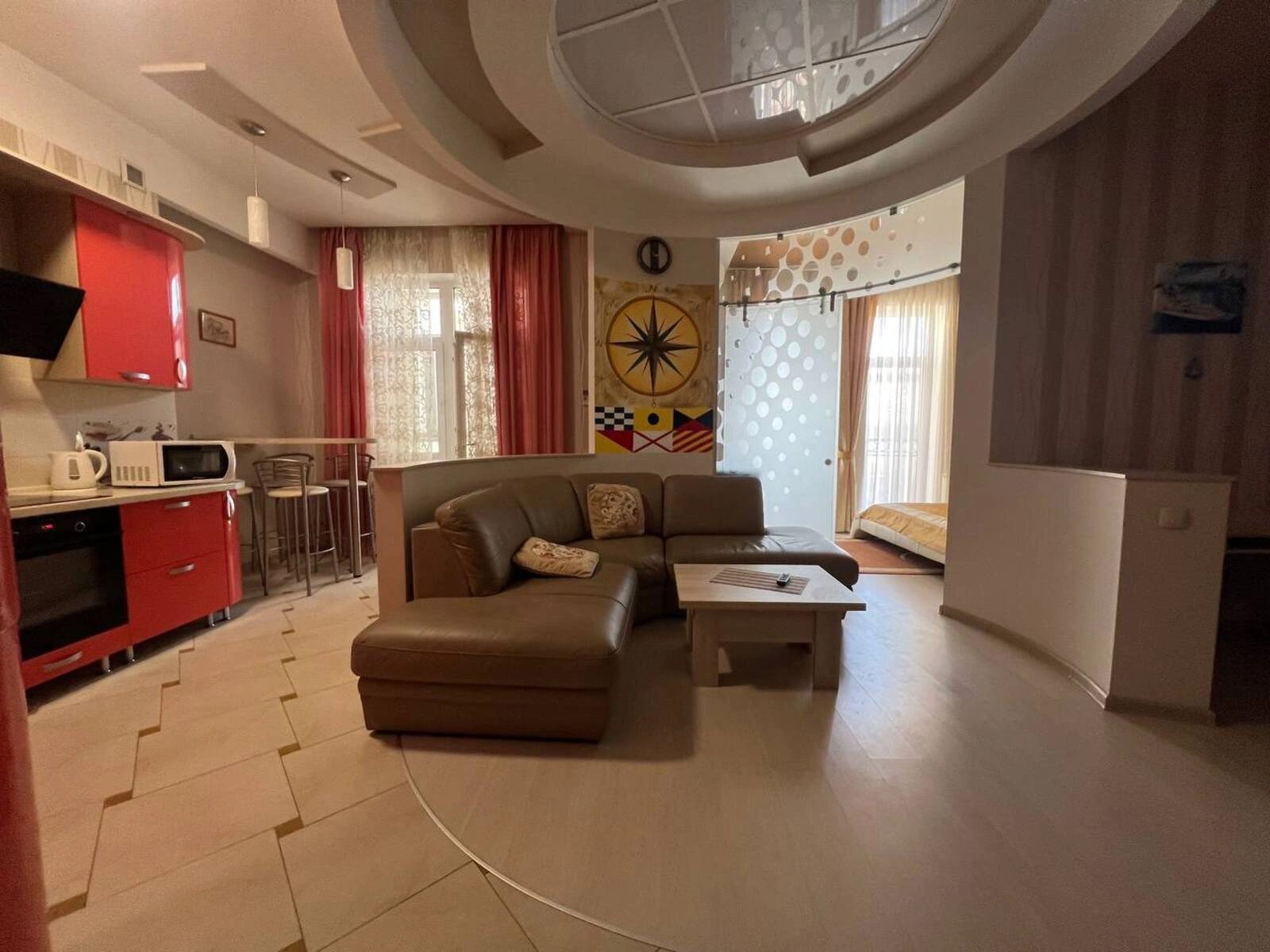 Apartment for rent. 1 room, 60 m², 6th floor/16 floors. 3, Sabanskyy per., Odesa. 