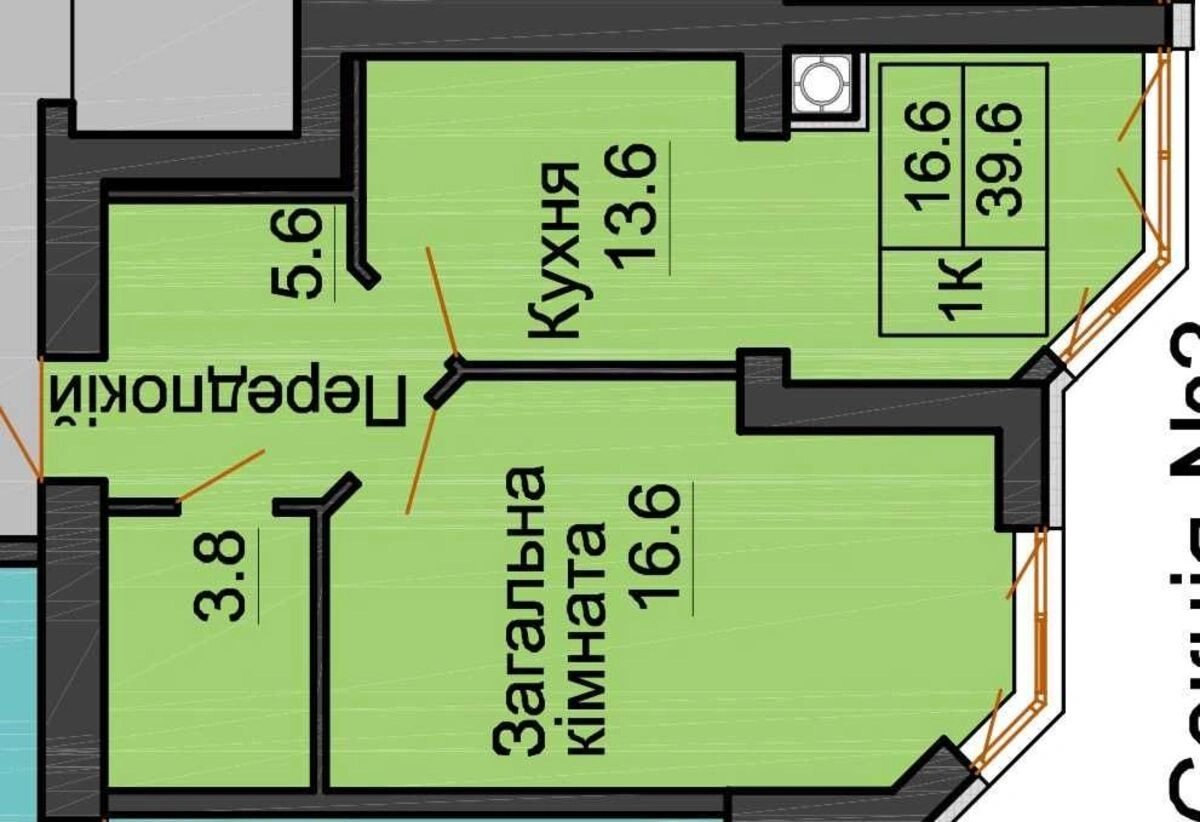Продаж квартири. 1 room, 40 m², 3rd floor/12 floors. 2, Радісна , Софіївська Борщагівка. 