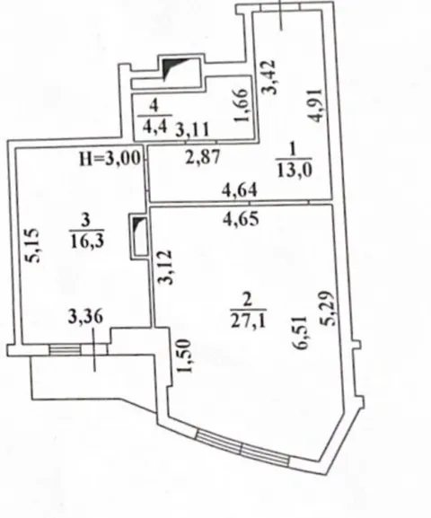 Продаж квартири. 1 room, 61 m², 11 floor/16 floors. 55, Люстдорфская Дорога , Одеса. 