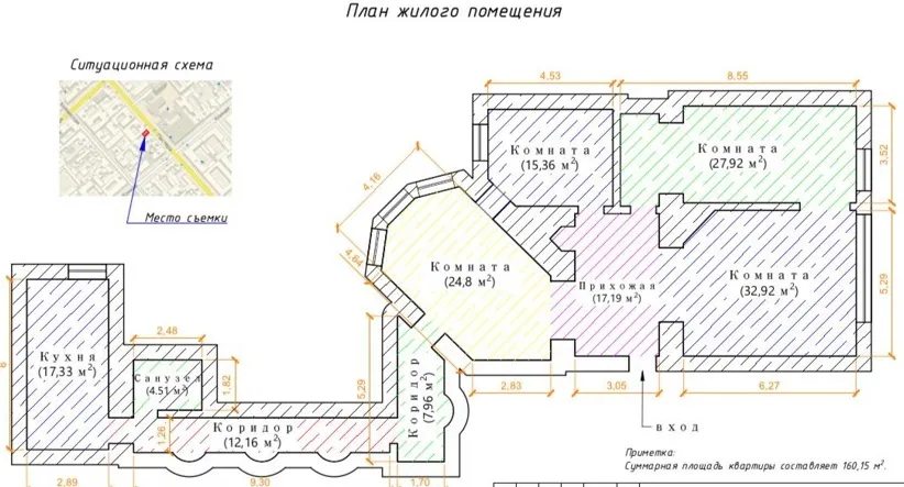 Роскошная квартира в Центре Одессы.