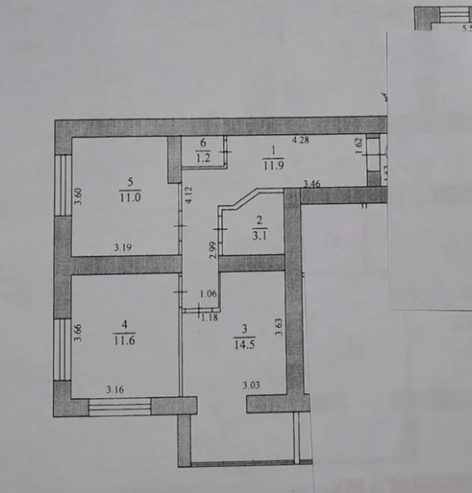 Продаж квартири 2 кімнати, 54 m², 6 пов./10 поверхів. Бам, Тернопіль. 