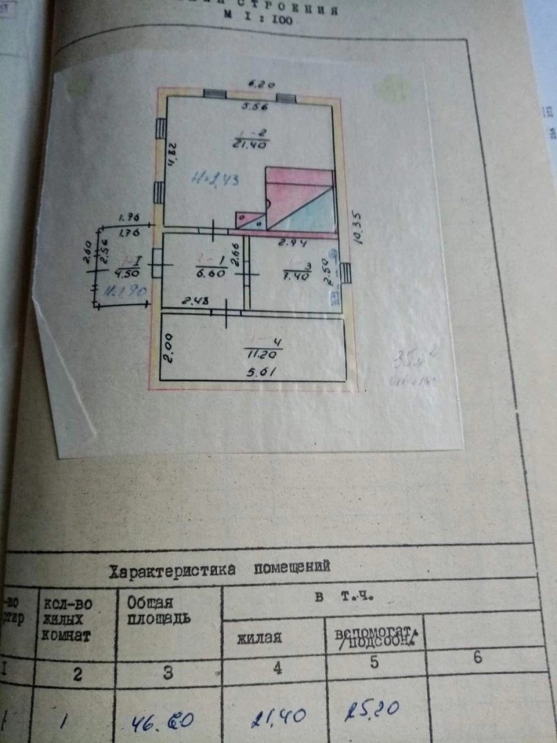 House for sale. 2 rooms, 51 m², 1 floor. Letsky. 