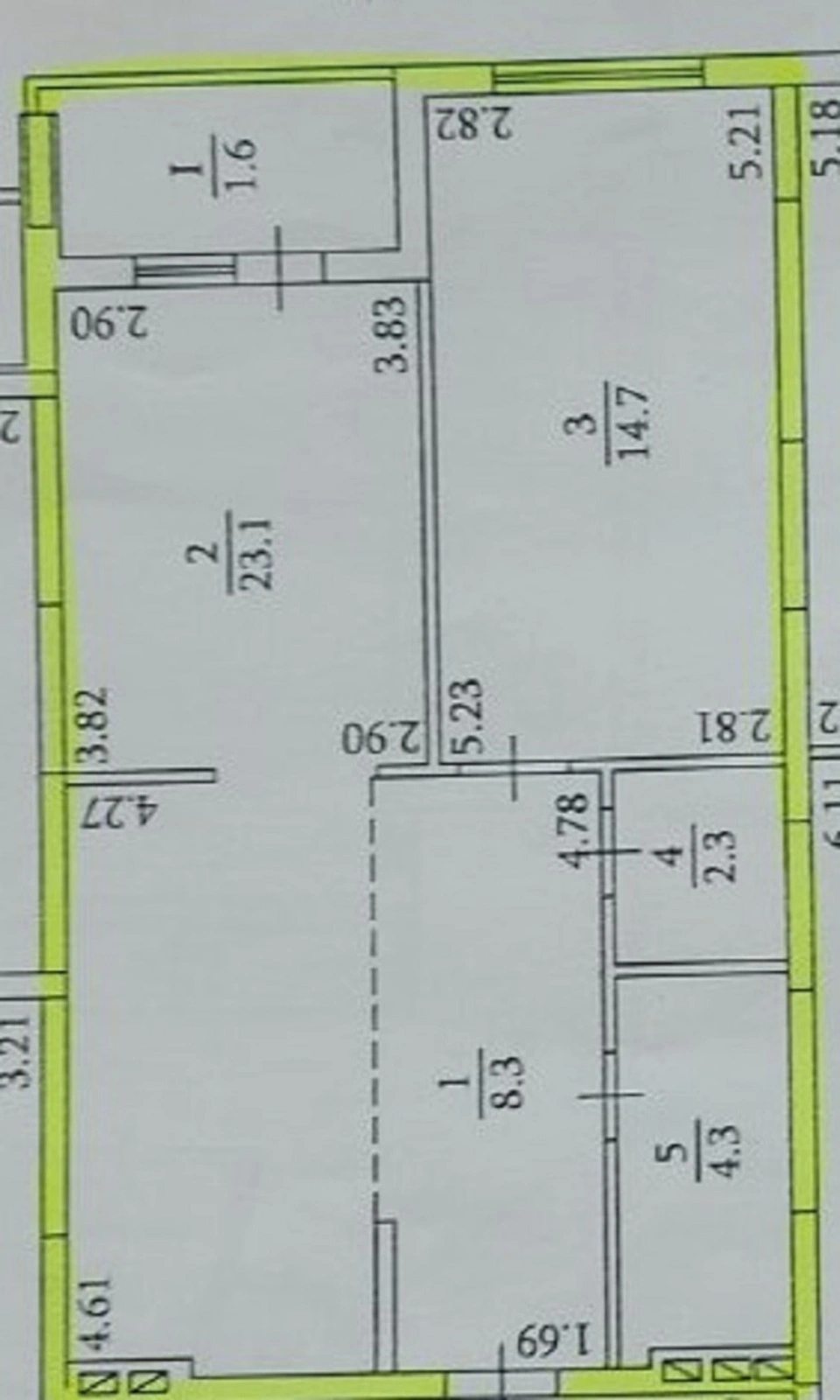 Продаж квартири 2 кімнати, 543 m², 8 пов./11 поверхів. Київська вул., Тернопіль. 