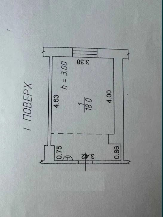 Продаж квартири. 1 room, 32 m², 1st floor/5 floors. 13, Водопроводная, Одеса. 