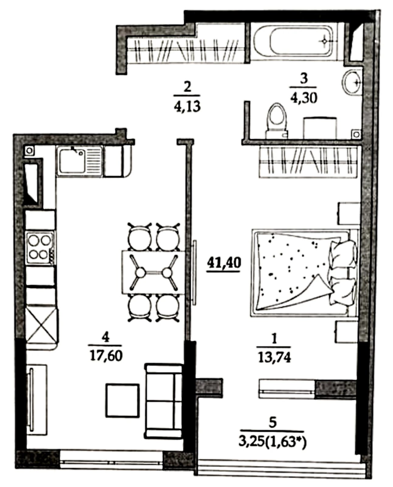 Продаж квартири 1 кімната, 42 m², 9 пов./24 поверхи. 93, Вильямса Академика ул., Одеса. 