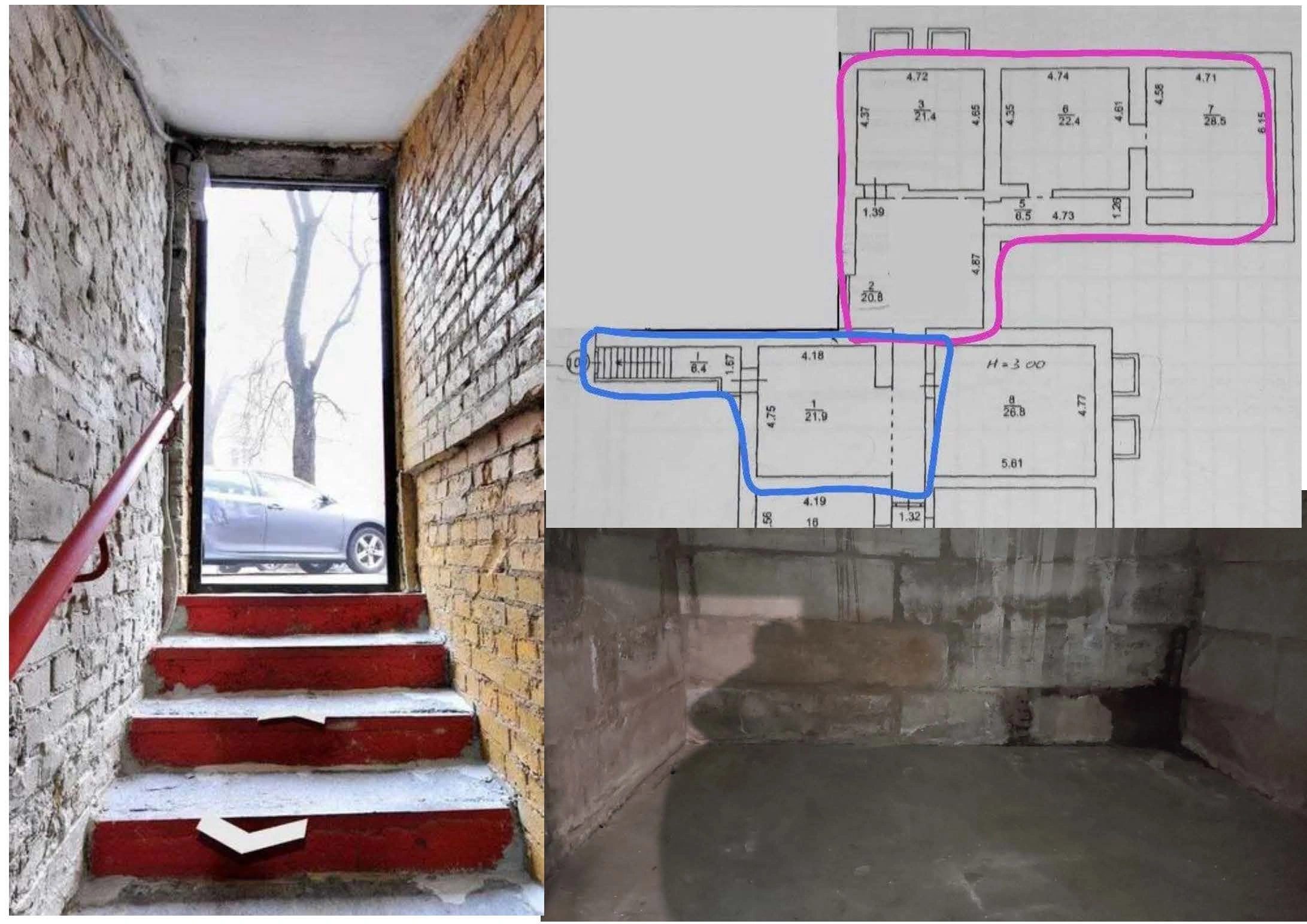 Multi-purpose premises for rent. 6 rooms, 130 m², basement. 3, Rybalska 3, Kyiv. 