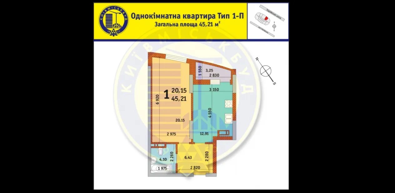Сдам квартиру. 1 room, 46 m², 3rd floor/26 floors. Киев. 