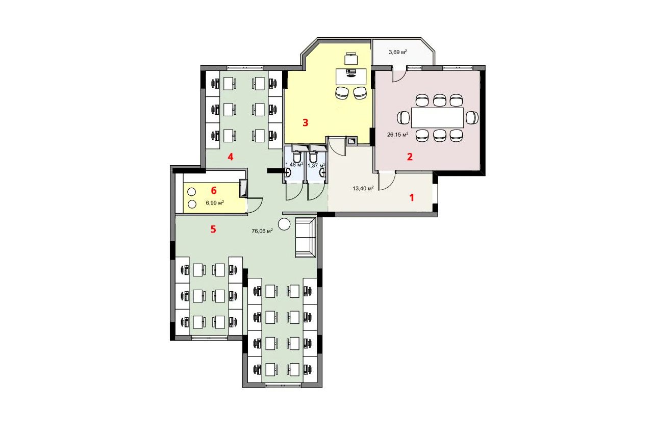 Office for sale. 4 rooms, 142 m², 4th floor/13 floors. 103, Antonovycha Volodymyra 103, Kyiv. 