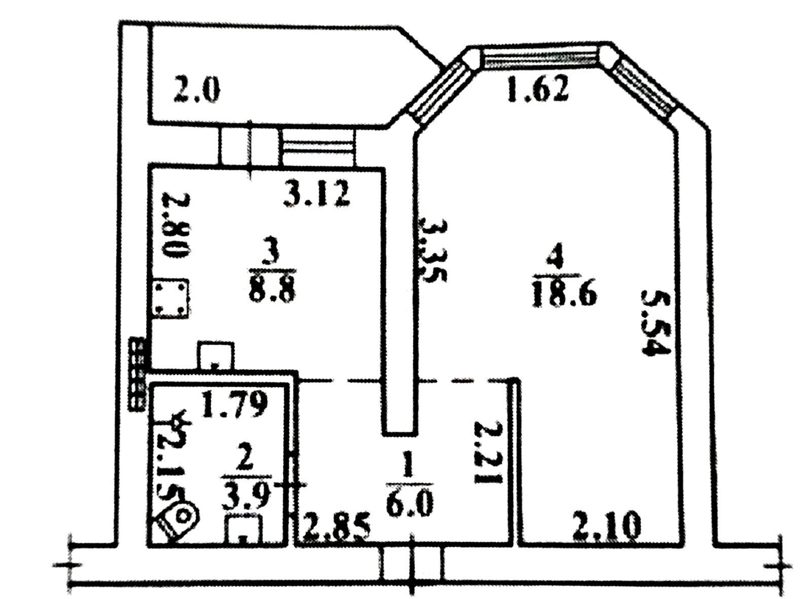 Продаж квартири 1 кімната, 40 m², 14 пов./14 поверхів. 162, Костанди ул., Одеса. 