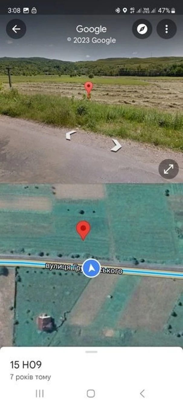 Land for sale for residential construction. Velykyy Bychkiv. 