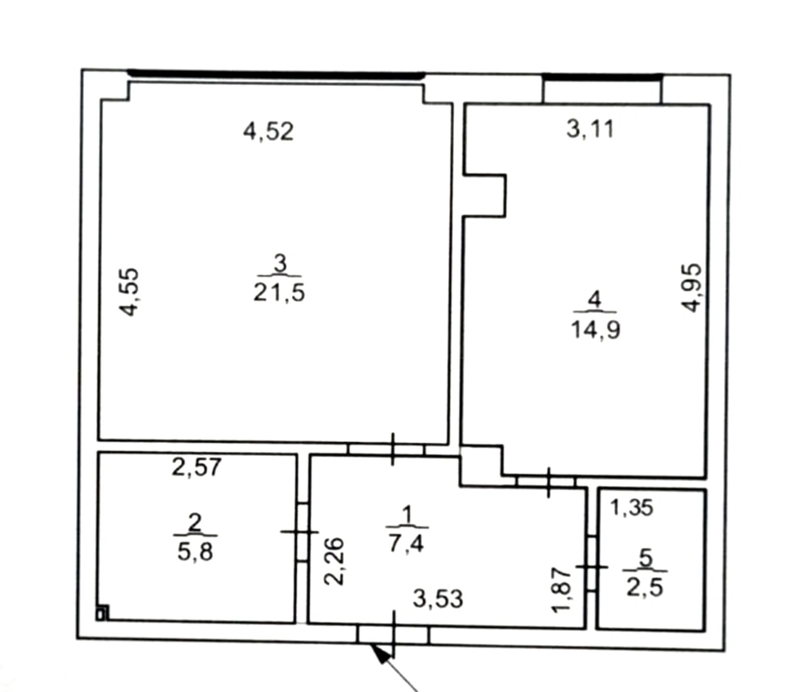 Apartments for sale. 1 room, 52 m², 1st floor/6 floors. 121, Dacha Kovalevskoho ul., Odesa. 