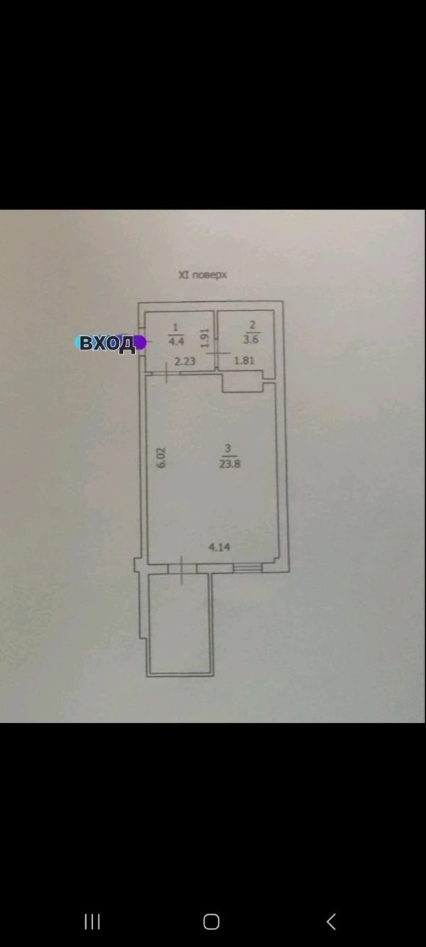 Продаж квартири 1 кімната, 35 m², 11 пов./12 поверхів. 11, Цветаева ул., Одеса. 