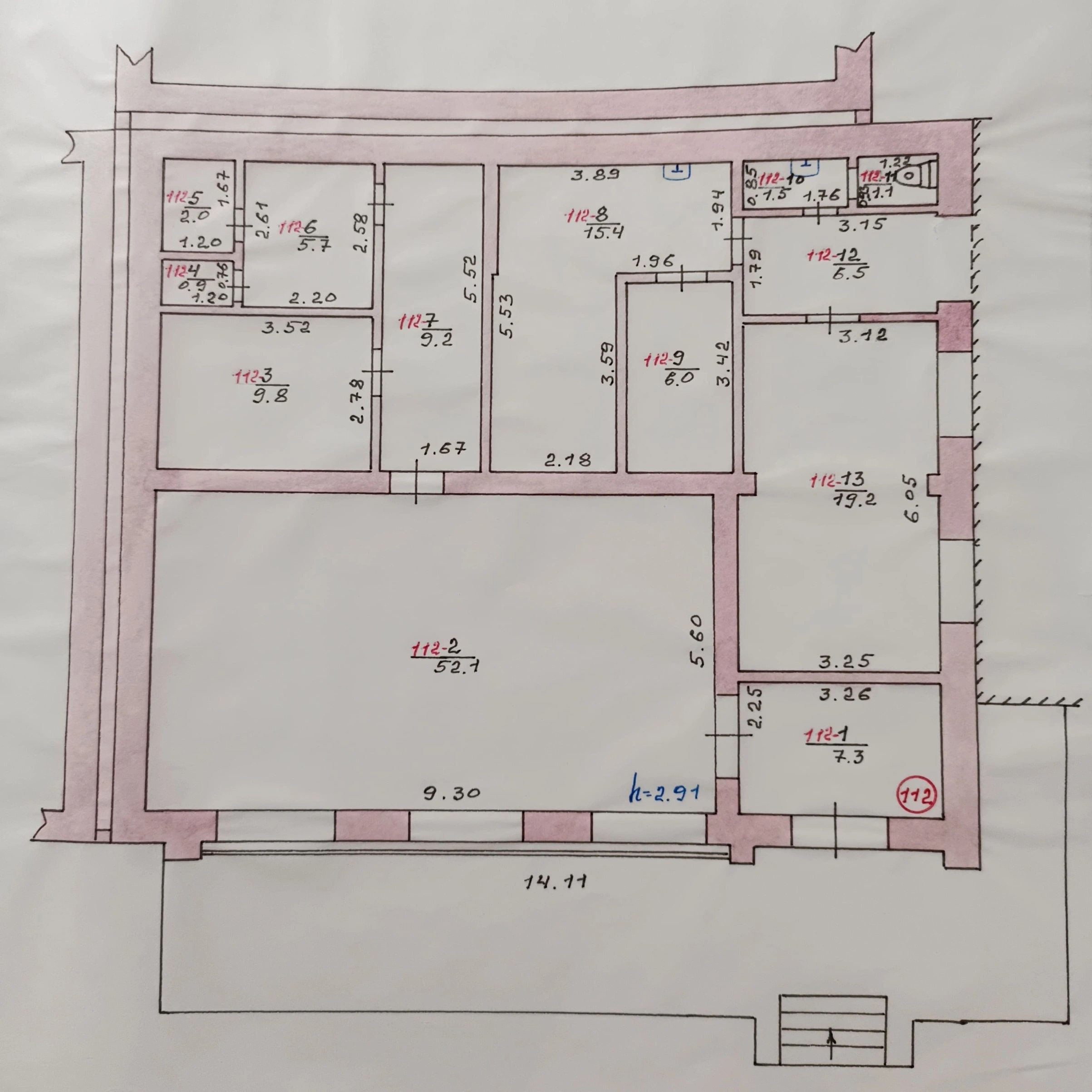 Commercial space for sale. 13 rooms, 136.7 m², 1st floor/5 floors. 2, Peremohy, Kiliya. 