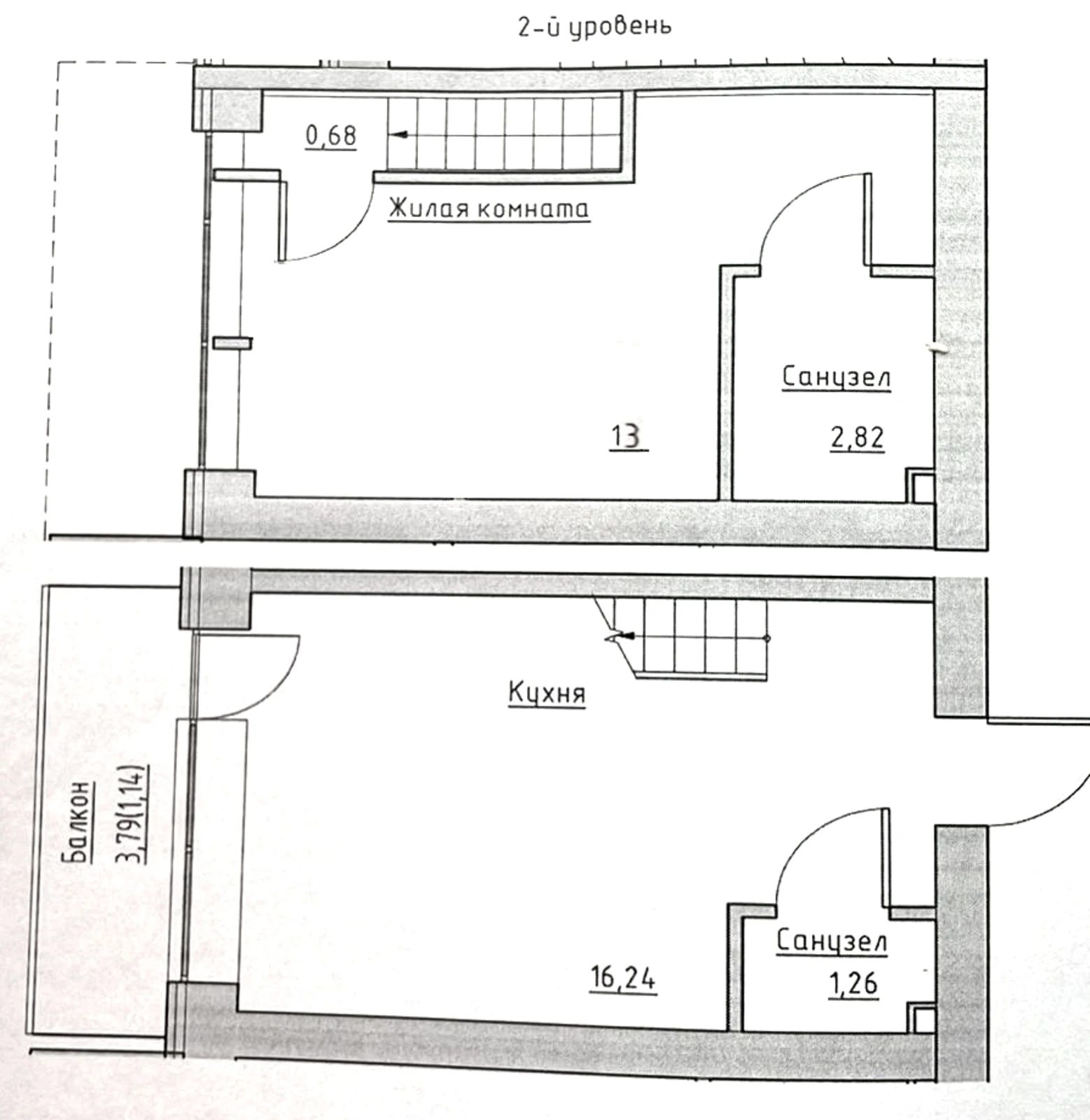 Продаж квартири. 1 room, 35 m², 5th floor/6 floors. 2, Южная , Авангард. 