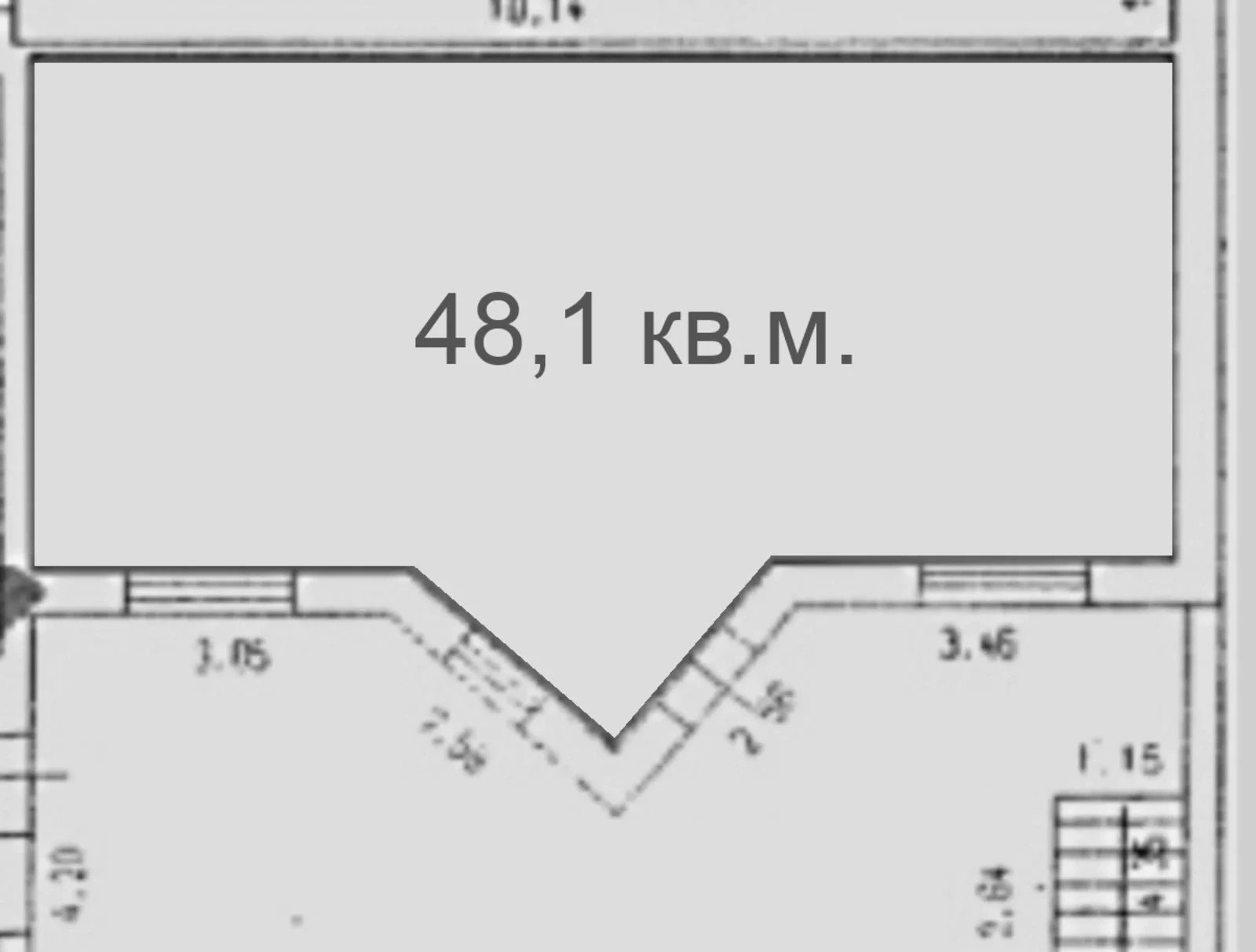 Продам офіс 481 m², 1 пов./16 поверхів. Массив Радужный , Одеса. 