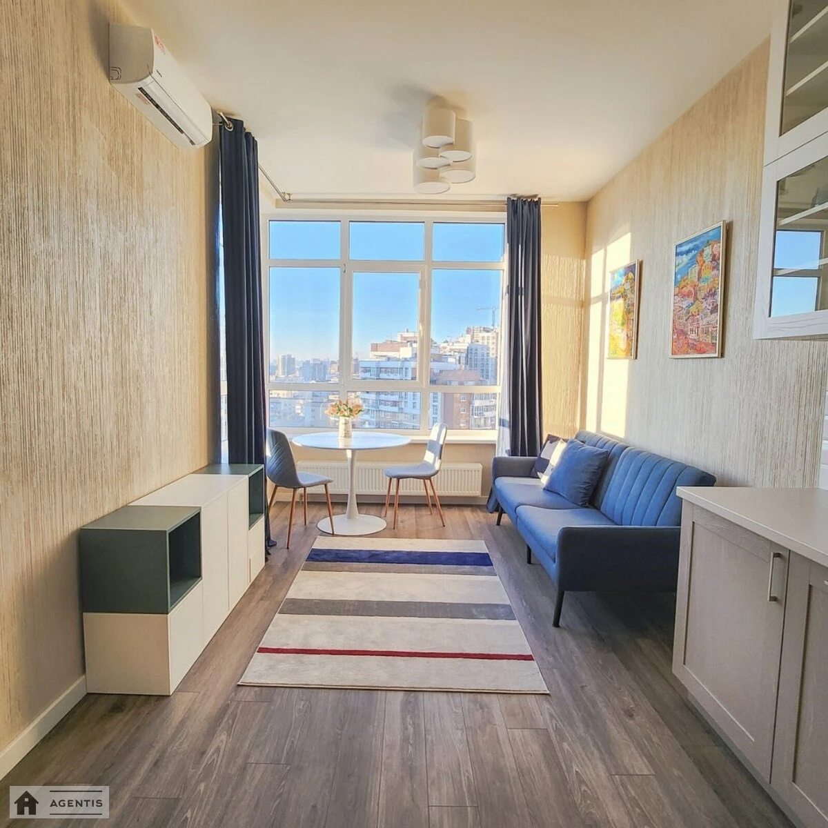Apartment for rent. 1 room, 43 m², 12 floor/22 floors. 7, Dzhona Makkeyna vul. Ivana Kudri, Kyiv. 