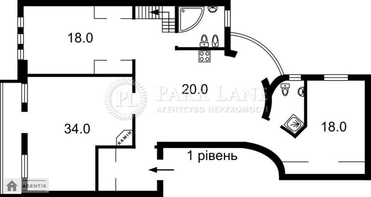 Здам квартиру. 4 rooms, 155 m², 5th floor/6 floors. 9, Антоновича вул. (Горького), Київ. 