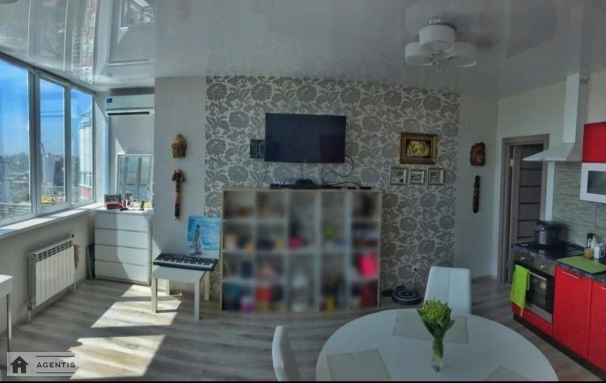 Apartment for rent. 1 room, 46 m², 25 floor/27 floors. 7, Petra Kalnyshevskoho vul. Mykhayla Mayorova, Kyiv. 