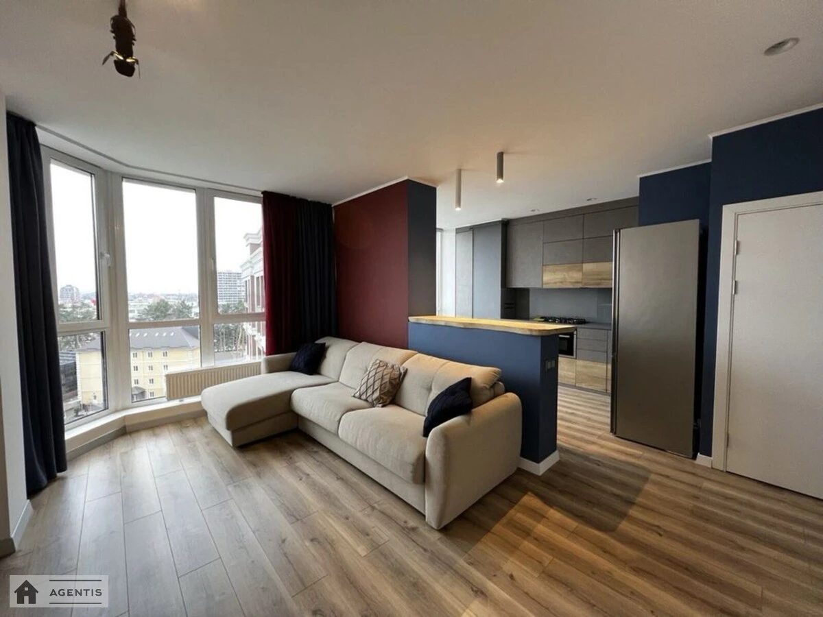 Apartment for rent. 1 room, 35 m², 10th floor/10 floors. 9, Velyka Kiltseva doroha, Kyiv. 